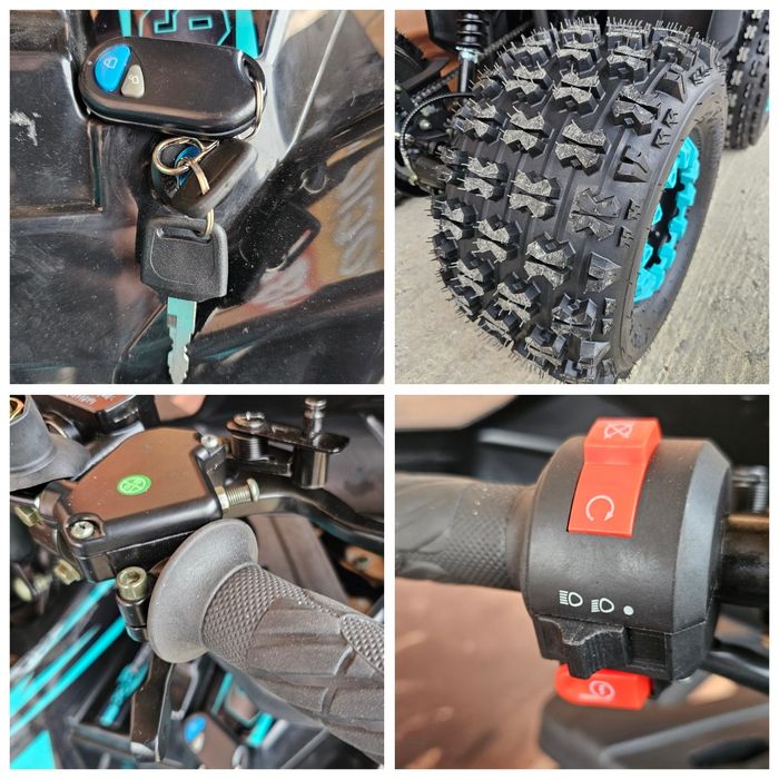 ATV Quad KXD PRO D-N-R Outlander Defender 125cc copii Blue