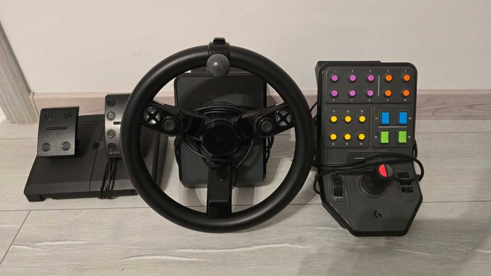 Volan Logitech G Saitek Farming Simulator Controller PC Iasi • OLX.ro