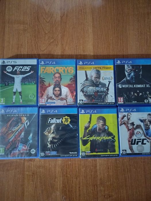 Продам Игры на Пс4 и 5