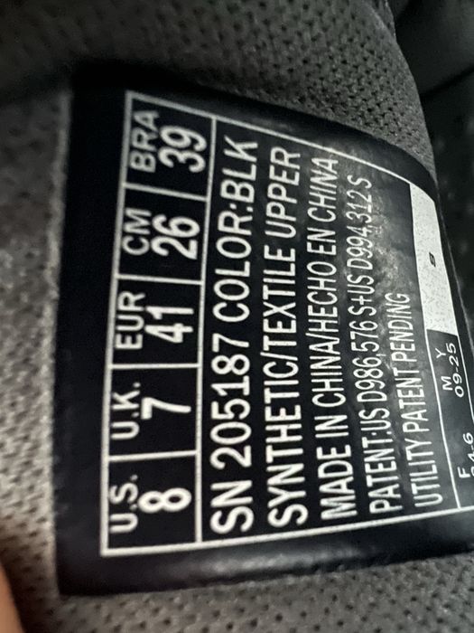 Sandale Skechers 205187 BLK, mărimea 41, noi