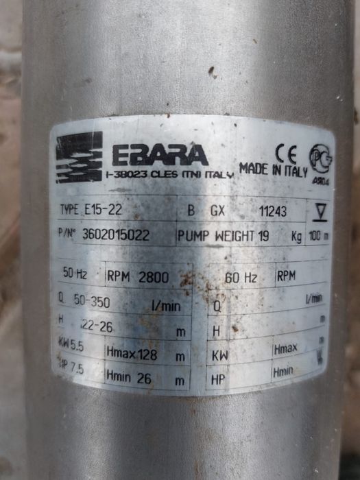 Vând Pompa Submersibila