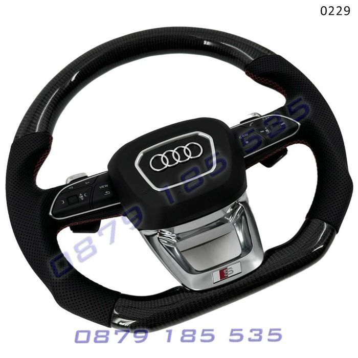 Карбон S line спорт волан Audi A1 A3 A5 A6 A7 A8 TT Q3 Q5 Q6 Q7 Q8