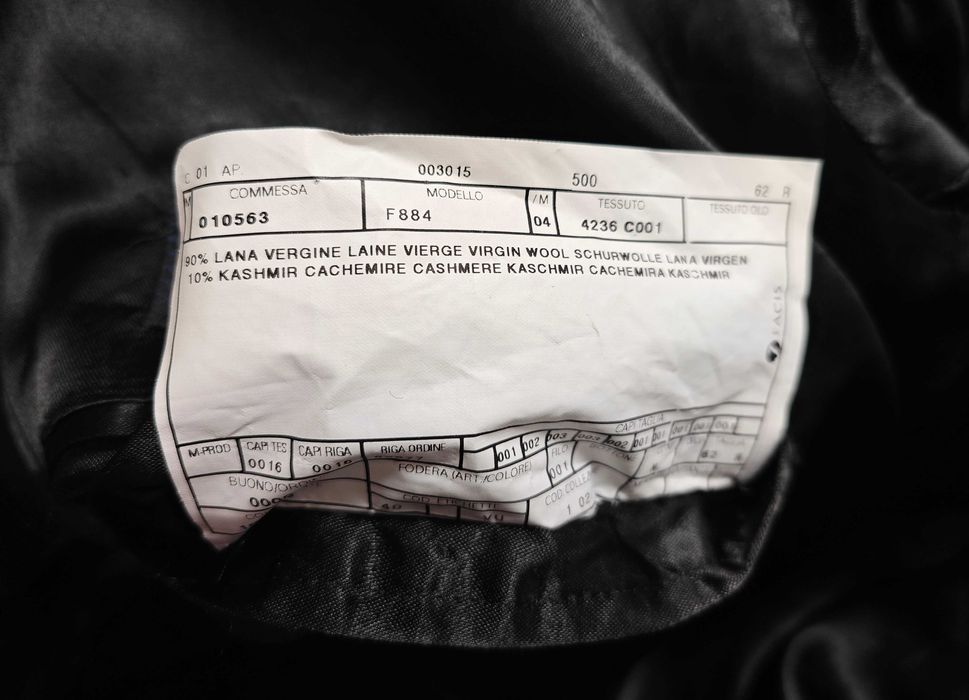 Loro Piana Вълна Кашмир Оригинално мъжко палто размер 62 /  3XL