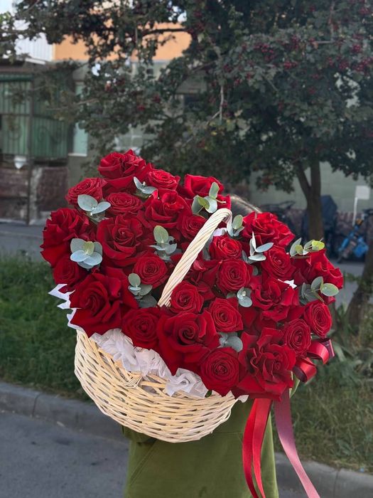 Цветы розы букеты