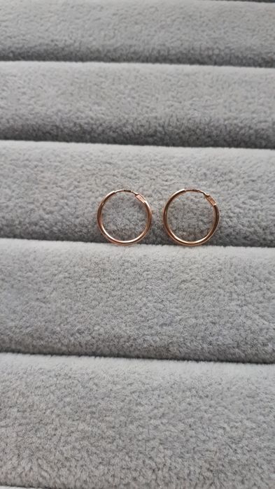 серьги золото детский, 585-п,ссср завод 0.9б-грам.