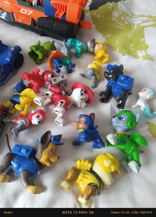 Paw Patrol mașini și figurine