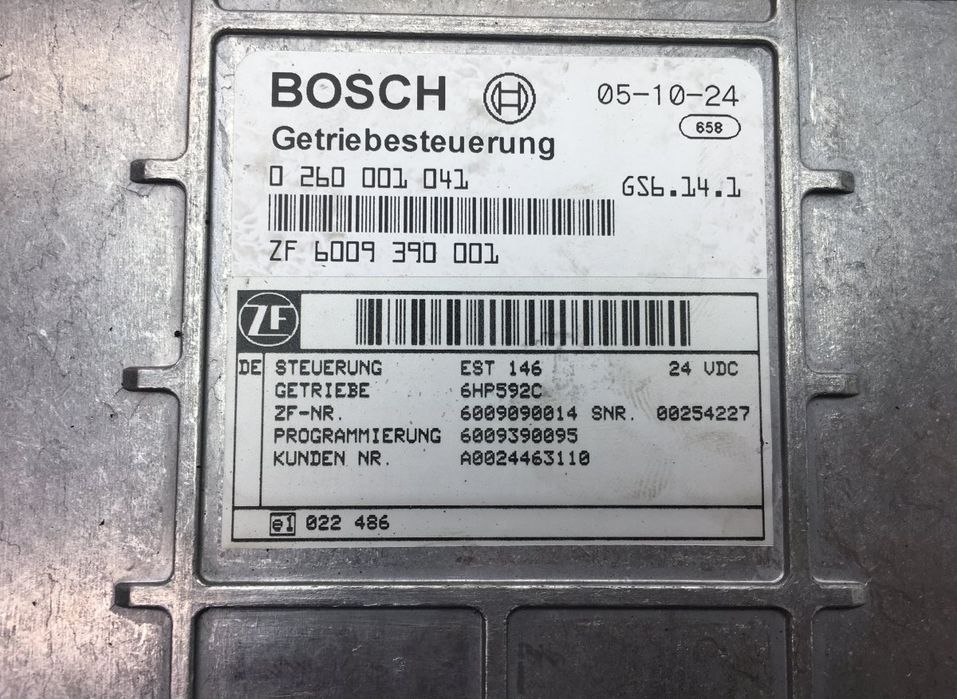 0024463110 Unitatea de control a cutiei de viteze BOSCH Bus II (1996-) MERCEDES-BENZ