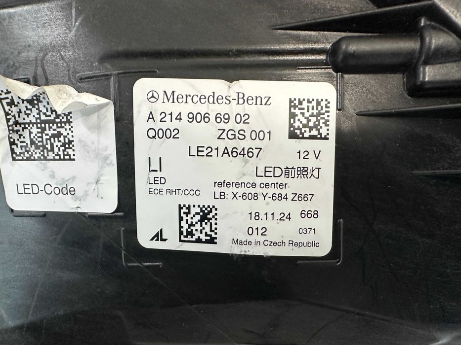 Фар фарове ляв LED Mercedes E class W214 Мерцедес e класа 214 far farove