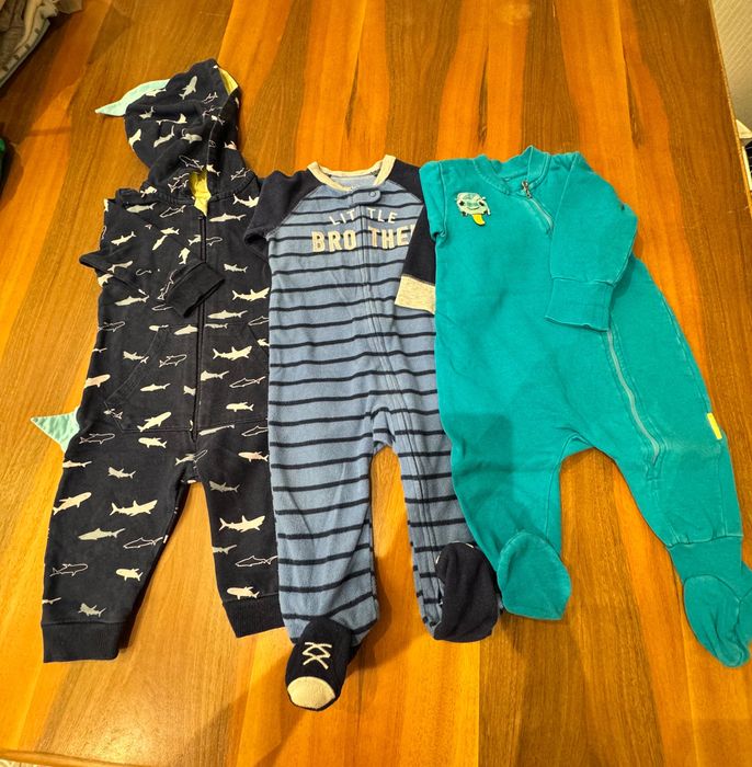 Слипы 2х-нитка, флис, на 3-9 мес