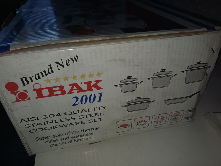 Set de gătit din oțel inoxidabil