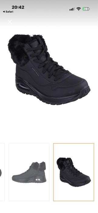 Ghete  pentru femei SKECHERS Uno Rugged Fall Air black