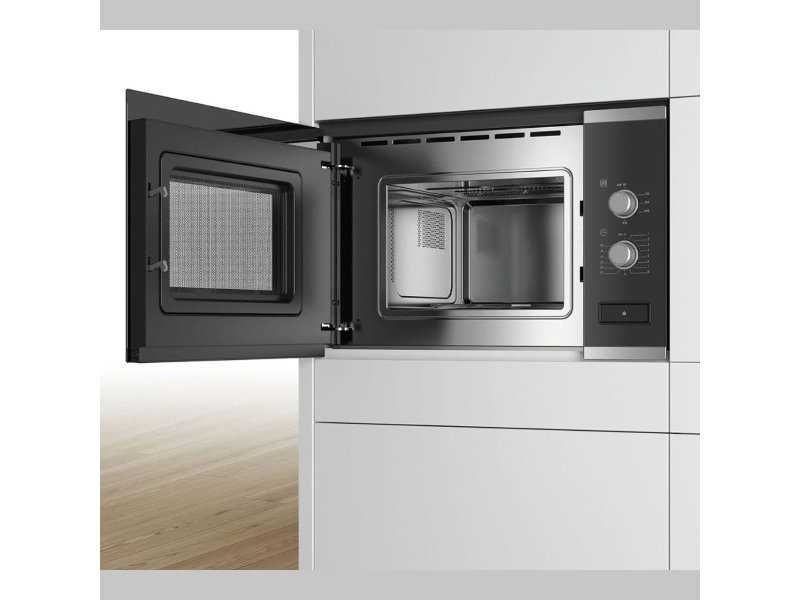 Микровълнова Фурна за Вграждане Bosch BFL520MS0 - 800W, 20л, Черна