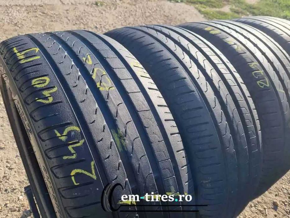 4 Anvelope Vara 245/40 R19 + 275/35 R19 PIRELLI Cinturato P7 Runflat