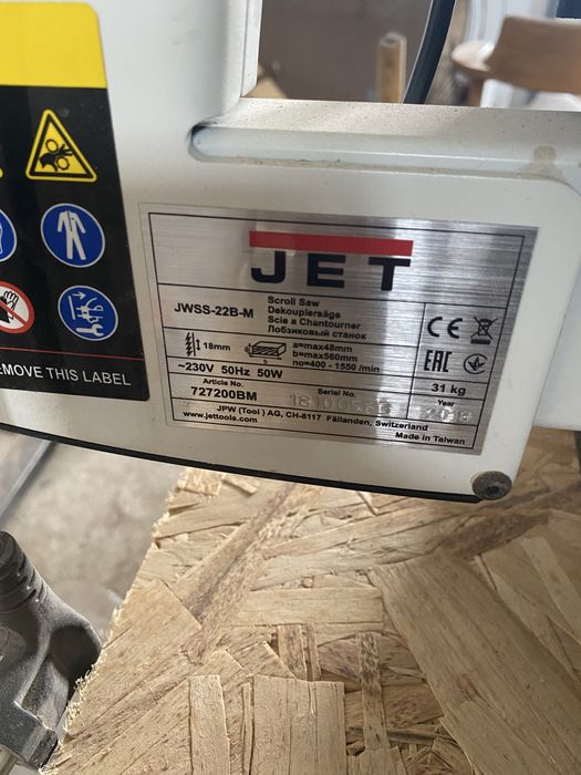 Лобзиковый станок Jet Jwss 22b джигсо