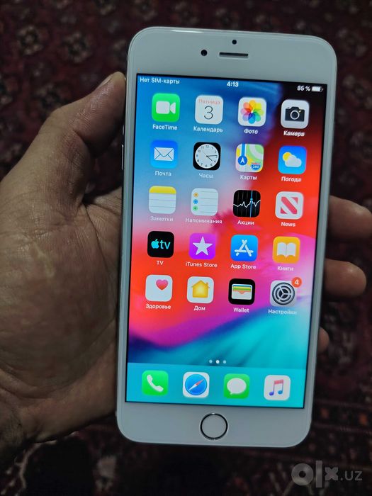 Iphon 6 plus  rangi oq  32 talik yomkost 100 useleniy aybi atpechakcha