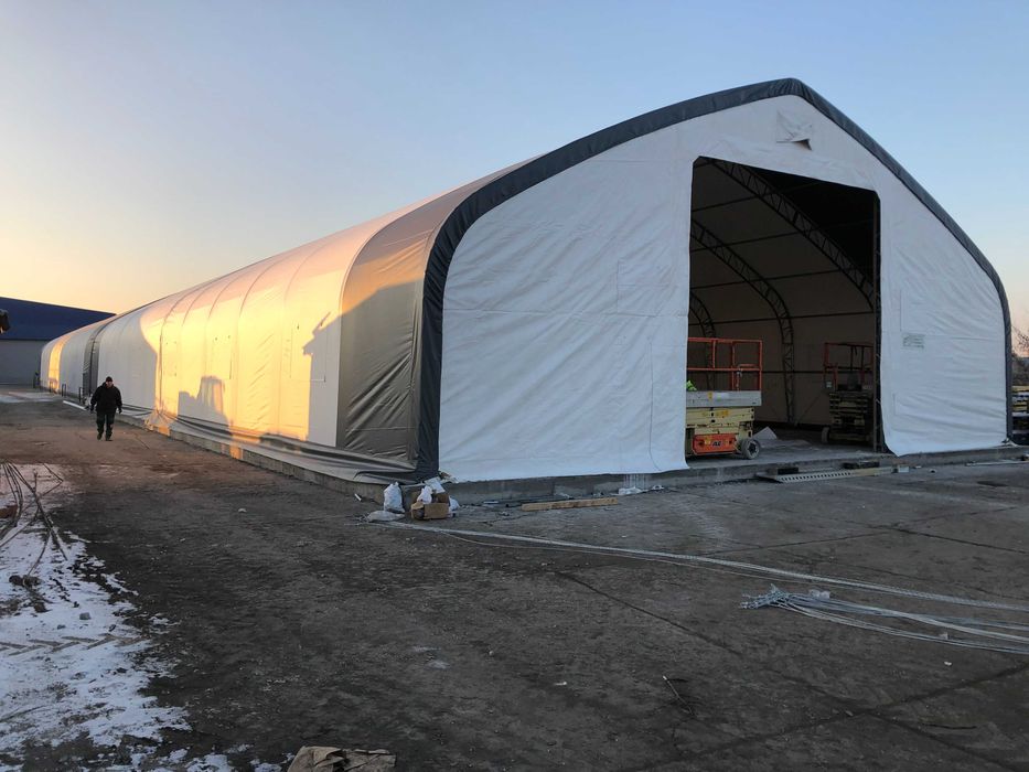 Hala metalica din otel galvanizat ,depozitare marfa