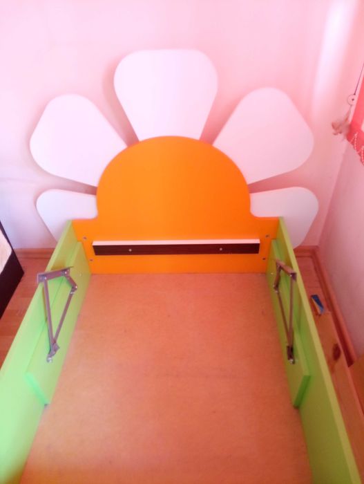 Детско легло 190х82 с повдигащ механизъм