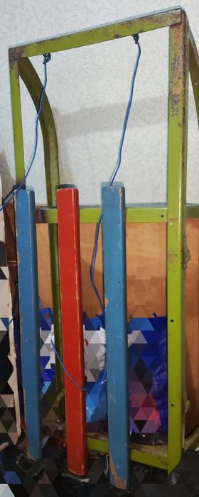 Санки советские металлические крепкие. Большие.