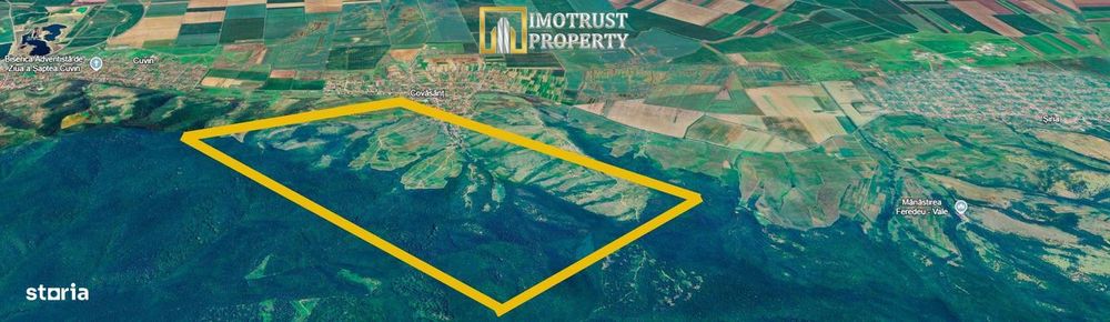 Teren agricol de vânzare 17,51 ha Covăsânț – 7.000 €/ha