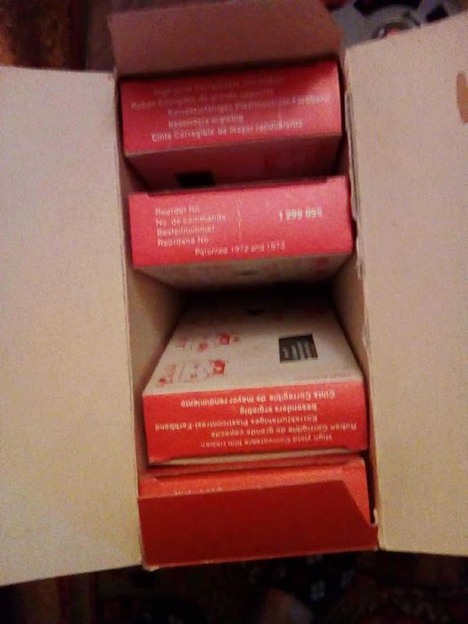 българска нова лента 13 мм х 10 м за пишеща машина марица, индиго и др