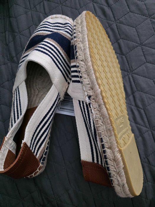 Espadrile Mango bărbătești nr. 41 – casual, noi, cu etichetă