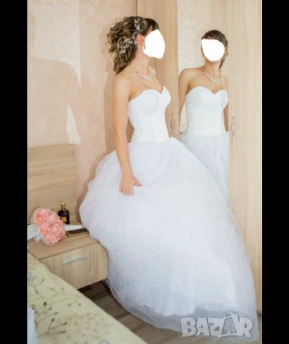 Булчинска рокля бяла