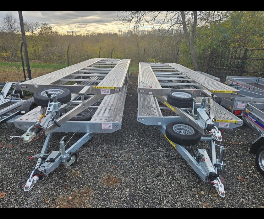 Inchirieri Inchiriere chirie platforma trailer remorca 4m,5m, 8m 2 auto 3 axe
