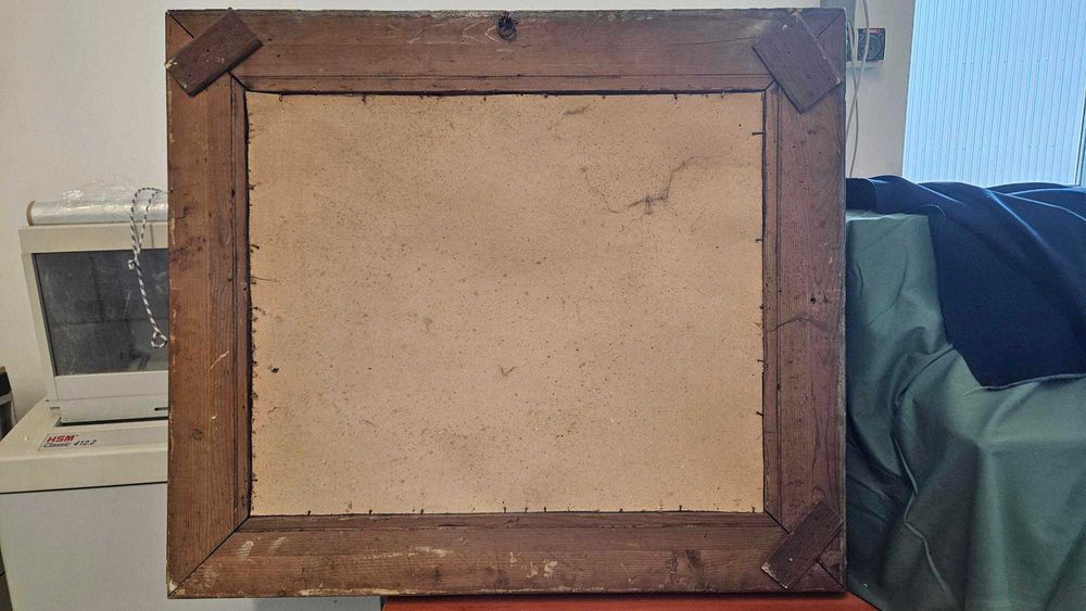 Pictura ulei pe carton