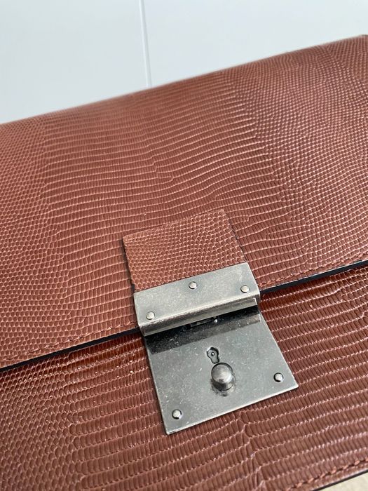 Geanta piele maro MUSETTE CAROLE