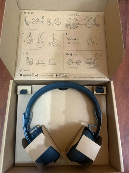Logitech Zone Wireless- Căști Bluetooth noi nefolosite
