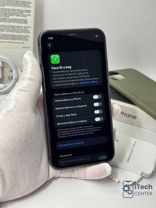 iPhone 11, 64GB, Black, 100% батерия, КАТО НОВ, 1г. ГАРАНЦИЯ!