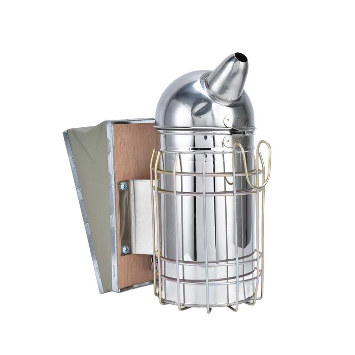 Пушилка за пчели с телешка кожа и неръждаема стомана кошер пити с мед