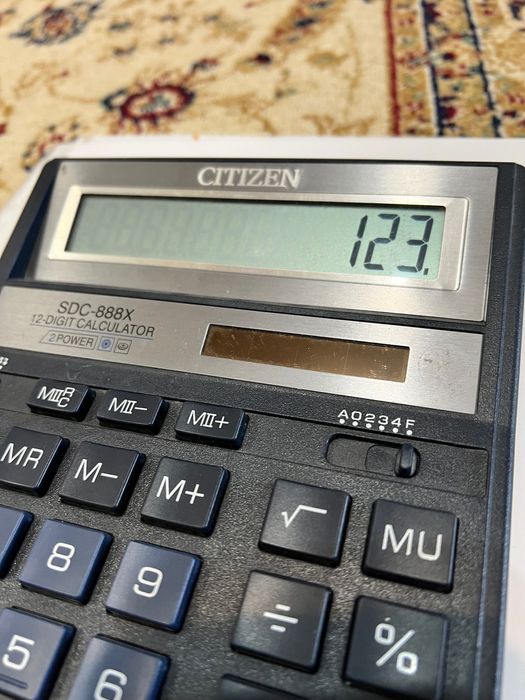Калькулятор CITIZEN