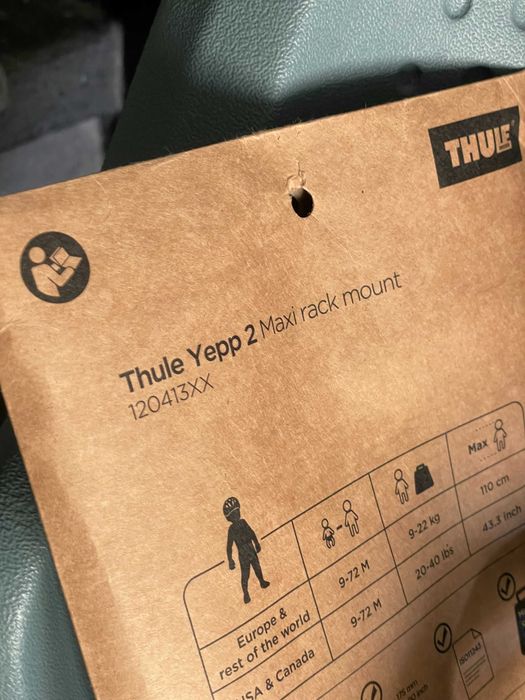 Thule Yepp 2 Maxi – чисто ново детско столче за велосипед