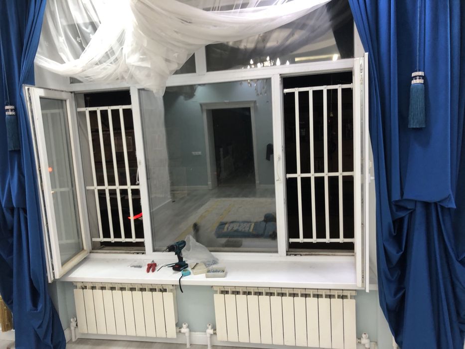 Решетка и москитная сетка два в одном