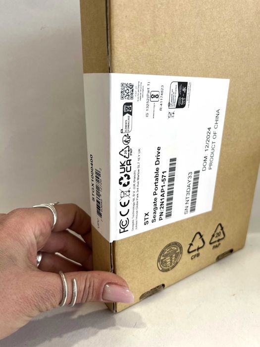 Memorie externă Seagate Portable, 1TB HDD, NOU/Sigilat!