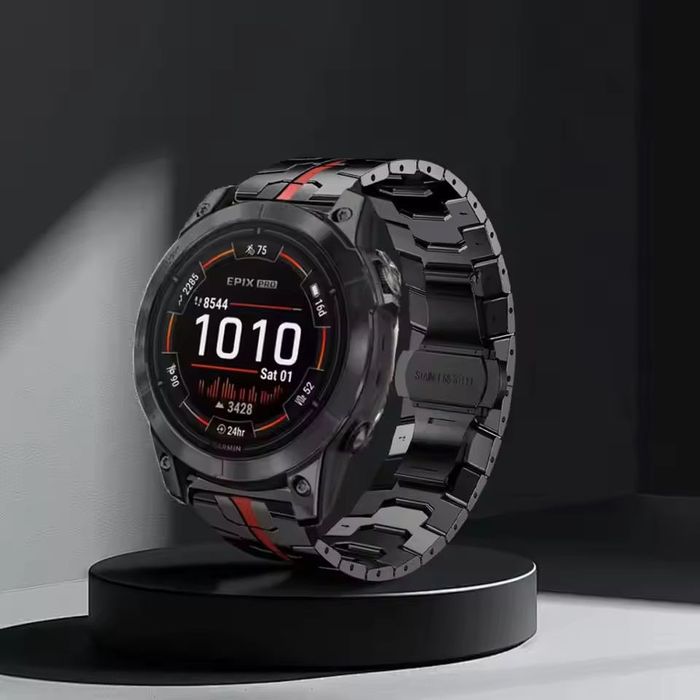 Верижка от медицинска стомана за Garmin Quickfit 22 | 26 mm.