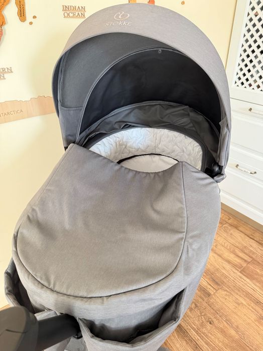 Бебешка количка Stokke Xplory  X + Carry Cot - Modern Grey