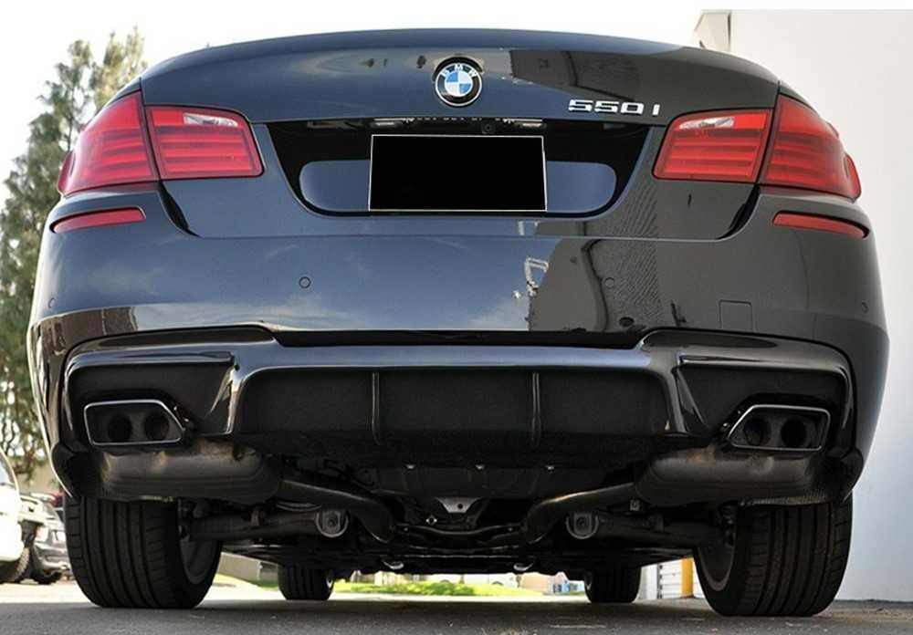Дифузьор за задна броня бмв ф10 ф11 м / bmw f10 f11 / добавка /с щипки