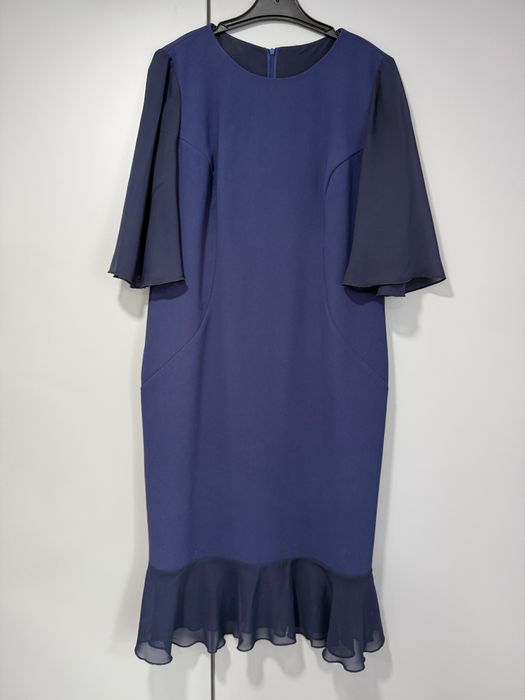 Rochie midi bleumarin marimea L