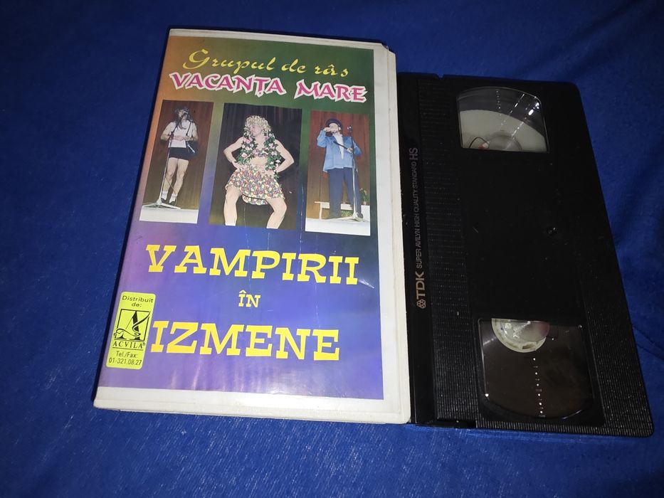 Casetă Vhs,Vacanța Mare, originală, 60 lei,plus bonus