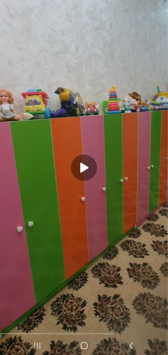 Bolalar bog'chasi uchun mebellar.