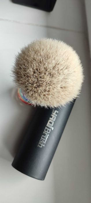 pamatuf bursuc par natural 26 mm spuma crema barbierit ras gillette