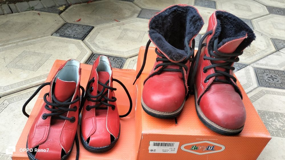 Ортопедиялық таза былғары қыздарға 26 рр аяқ киім новый