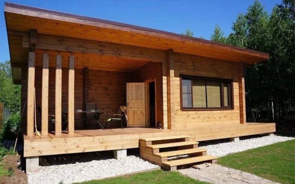 Vând case modulare pe structura metalica