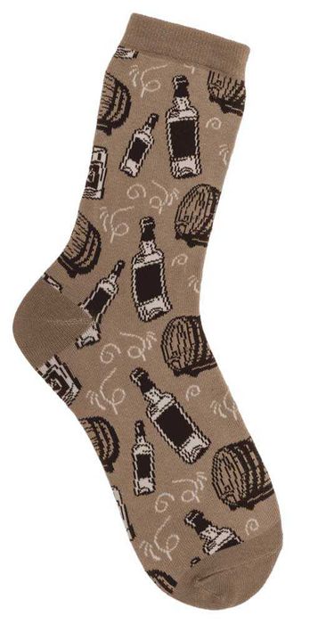 Подаръчен сет чорапи в чаша за уиски, ром или джин