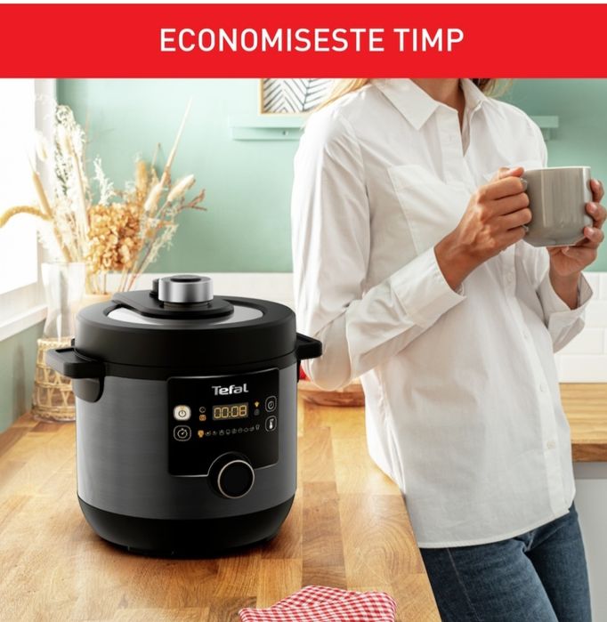 Oala sub presiune electrica Tefal Turbo Cuisine & Fry CY778830
