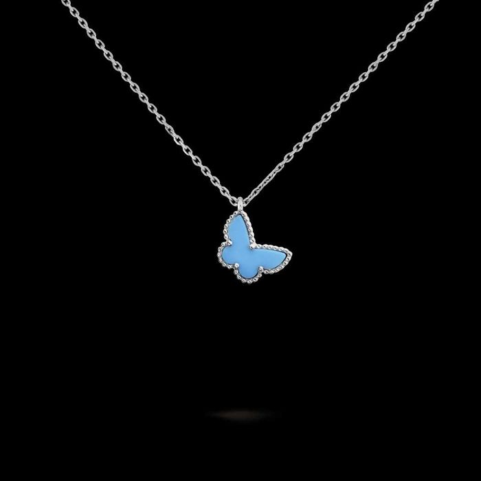 Van Cleef & Arpels VCA Sweet Turquoise Butterfly Дамско Колие
