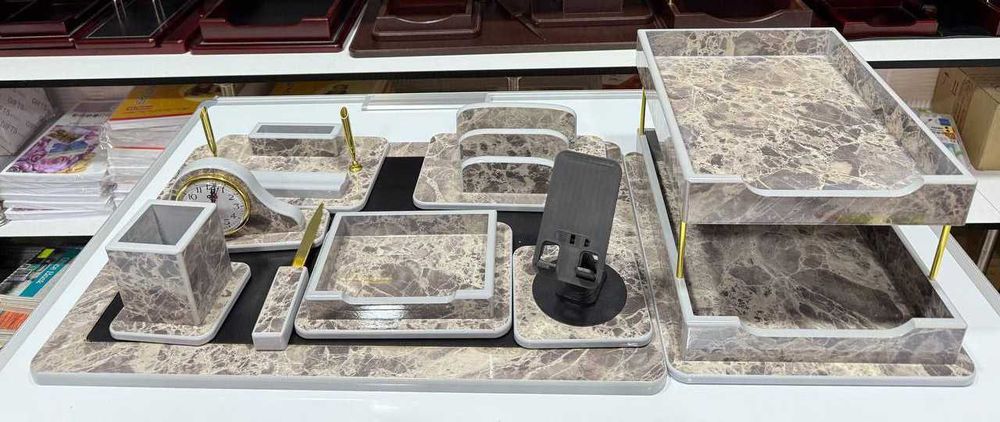 Настольный набор для руководителья / 9шт предметов Премиум !