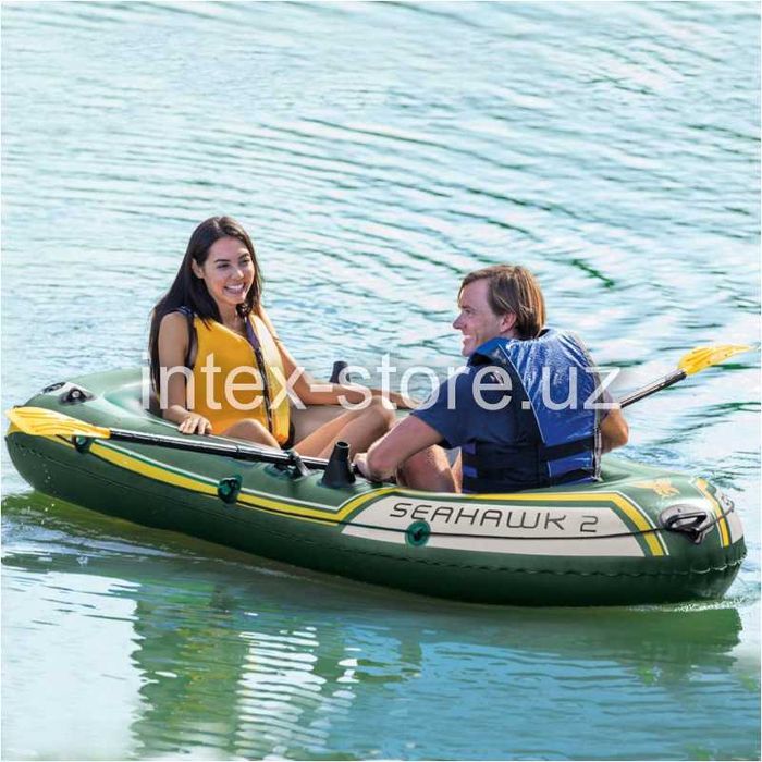 Лодка надувная 2х-мест. макс-240 кг. 236x114х41 см. Доставка бесплатно